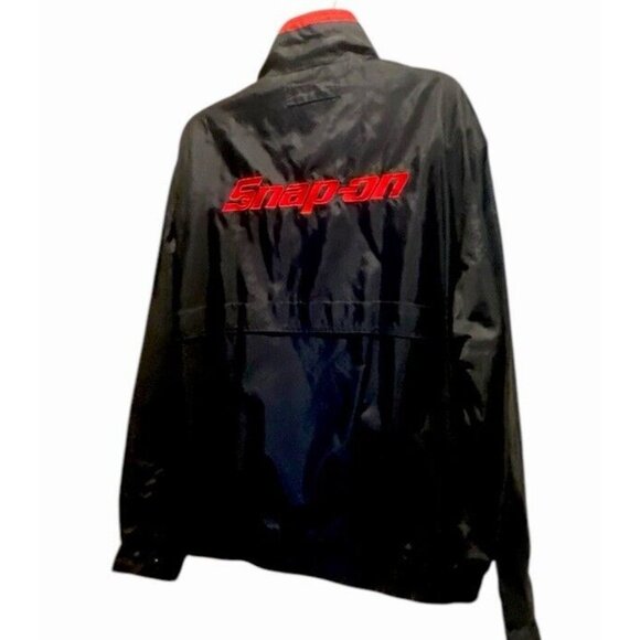 SnapOn Jacket Men’s Size XL Black Zip Snap Multiple Pockets Logo Embroidery - Picture 2 of 16